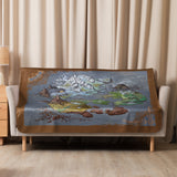 Tokotna World Map Blanket