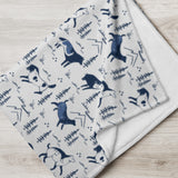 Painted Tokos Throw Blanket